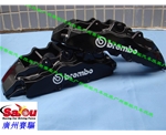 意大利BREMBO 黑色競(jìng)技版八活塞剎車卡鉗 BREMBO 8活塞剎車鮑魚(yú) 大大縮短剎車距離