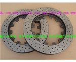 AP剎車改裝打孔碟通風剎車盤雙出剎車盤加大剎車盤